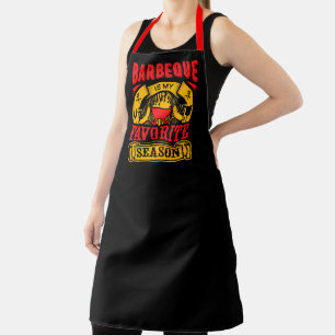 Barbecue ist meine Lieblingsjahreszeit Lustiges Gr Schürze
