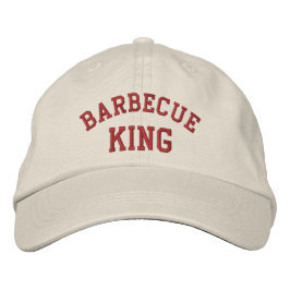Barbecue King Funny bestickter Hut