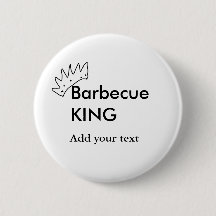 Barbecue King hinzufügen Namen Text Männer Küche B