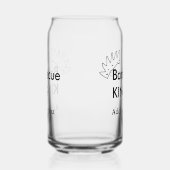 Barbecue King hinzufügen Namen Text Männer Küche B Dosenglas (Rechts)