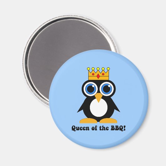 Barbecue-Königin Magnet (Vorderseite/Rückseite)