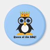 Barbecue-Königin Magnet (Vorne)