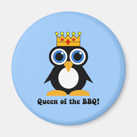 Barbecue-Königin Magnet (Vorne)