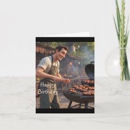 Barbecue Man Karte