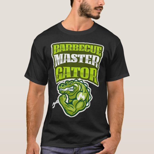 Barbecue Meister Gator T-Shirt (Vorderseite)
