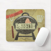 Barbecue-Menü Mousepad (Mit Mouse)