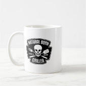 Barbecue Natural Geboren Griller Funny Grill Maste Kaffeetasse (Links)