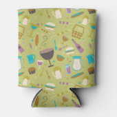 Barbecue Pattern Dosenkühler (Vorderseite)