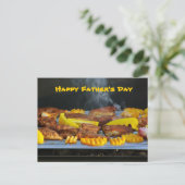Barbecue Postkarte (Stehend Vorderseite)