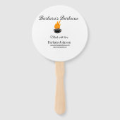 Barbecue Restaurant Küche Social Media Website Fächer (Rückseite)