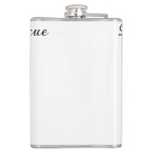 Barbecue Restaurant Küche Social Media Website Flachmann (Rückseite)