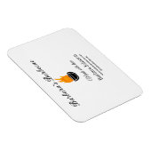 Barbecue Restaurant Küche Social Media Website Magnet (Rechte Seite)