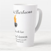 Barbecue Restaurant Küche Social Media Website Milchtasse (Rechte Ecke)