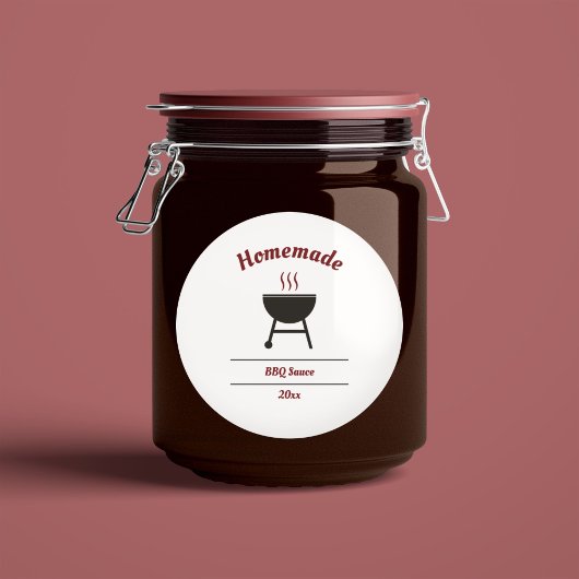 Barbecue Sauce GRILLEN Label Sticker