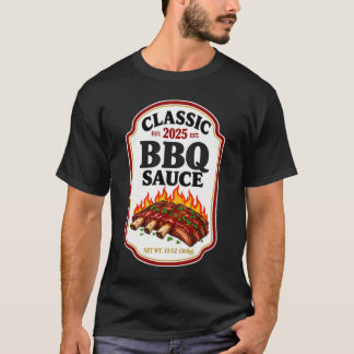 Barbecue-Sauce Halloween-Familien-Design T-Shirt