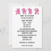 Barbecue/Schweinekitze Einladung (Rückseite)