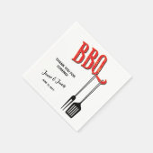 Barbecue Serviette (Ecke)