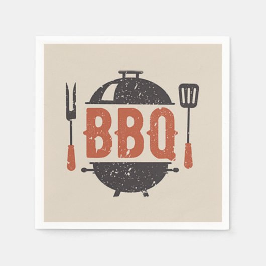 Barbecue Serviette (Vorderseite)