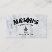 Barbecue Smoke House Visitenkarte (Vorderseite)