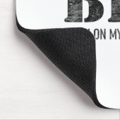 Barbecue-Stein auf meinem Weißen _3 Mousepad (Ecke)