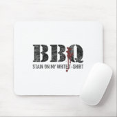 Barbecue-Stein auf meinem Weißen _3 Mousepad (Mit Mouse)