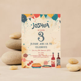 Barbecue Thema I Custom Foto Geburtstagsparty Einladung