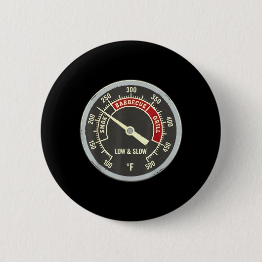 Barbecue-Thermometer Smoky Barbecue-Grill Low Slow Button (Vorderseite)