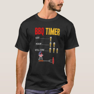 Barbecue Timer Selten Mittleres gut gemachtes Bier T-Shirt