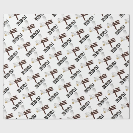 Barbecue-Tools Geschenkpapier (Flach)