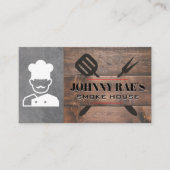 Barbecue-Tools | Koch Grill Master | Holz Visitenkarte (Vorderseite)