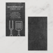 Barbecue-Tools Visitenkarte (Vorne/Hinten)