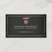 Barbecue-Visitenkarte für Halbpension Visitenkarte (Rückseite)