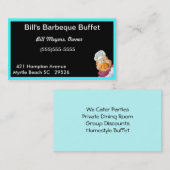 Barbecue-Visitenkarte Visitenkarte (Vorne/Hinten)