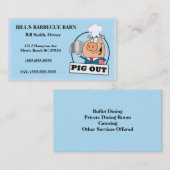 Barbecue-Visitenkarte Visitenkarte (Vorne/Hinten)