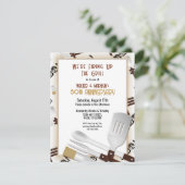 Barbecue Wedding Einladung (Stehend Vorderseite)