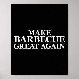 Barbecue wieder groß Grillen Pit Crew Poster