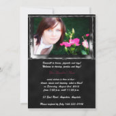 Barbed, aber Sweet 16 Party Einladungen (Rückseite)