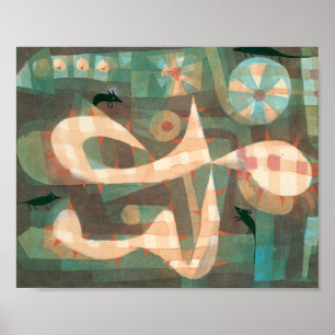 Barbed Noose with the Mice : Paul Klee 1923 Poster