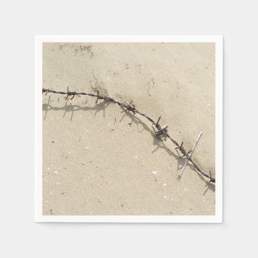 Barbed Wire and Sand Serviette (Vorderseite)