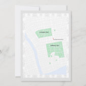 Barbed Wire Damask Rose Gothic Wedding Einladung (Rückseite)