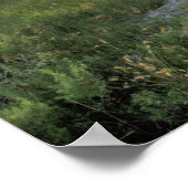 Barbed Wire Fenceline im Nordosten Montanas Poster (Ecke)