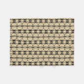 Barbed Wire Fleece Blanket (Vorderseite (Horizontal))