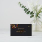 Barbed Wire Fraktal Business Card Visitenkarte (Stehend Vorderseite)