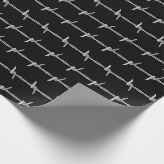 Barbed Wire Fun Geschenkpapier (Ecke)