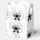 Barbed Wire Herz Schwarze Spades Thunder_Cove Geschenkschachtel (Geöffnet)