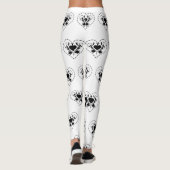Barbed Wire Herz Schwarze Spades Thunder_Cove Leggings (Rückseite)