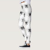 Barbed Wire Herz Schwarze Spades Thunder_Cove Leggings (Links)