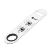 Barbed Wire Herz Schwarze Spades Thunder_Cove Speed Flaschenöffner (Vorderseite Schrägansicht)