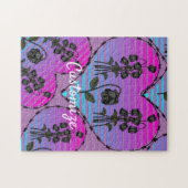 Barbed Wire Herz Wild Schwarze Rose Thunder_Cove Puzzle (Horizontal)