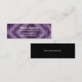 Barbed Wire Spiderweb Goth Business Cards Mini Visitenkarte (Vorne/Hinten)